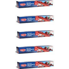 Die Grup Tr Roll-Up Fermuarlı Şeffaf Buzdolabı Saklama Poşeti Torbası - 1 Lt. - 22X18 Cm. - 10 Adetlik 5 Paket