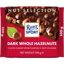 Die Grup Tr Bitter Çikolata Bar | Ritter Sport | Bitter Fındık | Toplam Ağırlık 100 Gram