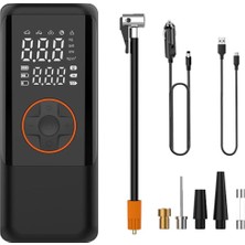 Die Grup Tr 4500 Mah Şarjlı Taşınabilir Araba Lastik Hava Pompası, LED Işıklı Dijital Kompresör, Model CZK-DC02