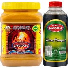 Die Grup Tr Çavuşoğlu Odun Ateşinde Kepeksiz Bozkır Tahini 930G+ Üzüm Pekmezi 1000G