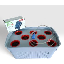 Die Grup Tr 8lt Topraksız Tarım Hidroponik Box Saksı Yetiştirme Seti Small Başlangıç Seti (Sadece Yetiştirme Sistemi)