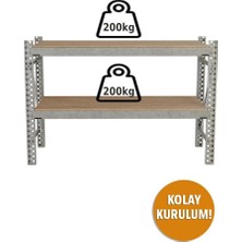 Die Grup Tr Ağır Yük Rafı Çalışma Tezgahı 2'li H1200