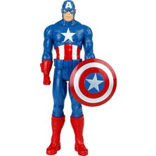 Die Grup Tr (1, Blue) - Avengers Titan Hero Captain America 30CM Action Figure