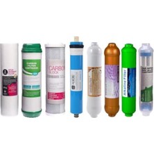 Die Grup Tr 8000000517 Su Arıtma 8'li Filtre Seti Gold Mineral Alkali Detox Filtre