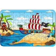Die Grup Tr Baskı Atölyesi 54 Parça Ahşap Puzzle Korsan