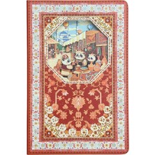 Die Grup Tr Yeni Seri Pandalar Sultanahmet Camii 3D Katmanlı Illüstrasyon Sanat Tasarımlı Düz Çizgisiz Defter 60 Yaprak 120 Sayfa 21X13,5CM