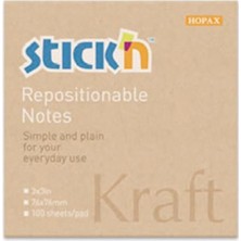 Die Grup Tr 191266 Stıckn 76X76 Kraft Notes 100 Yaprak