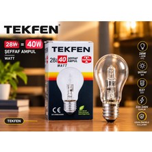Tekfen Şeffaf Halojen Ampul