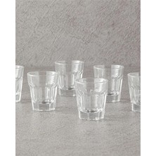 Die Grup Tr Mona Cam 6'li Bardak 45 ml Şeffaf, 10041531