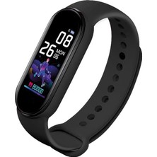 Die Grup Tr PSSW17 Akıllı Bileklik 5.1V Titreşimli Bluetooth Adım Sayar Kalp Atışı Uyku Takibi Siyah