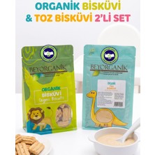 Beyorganik Organik Bisküvisi 100 G ve Organik Toz Bisküvi 200 G 2'li Ek Gıda Seti (Pestisit Analizli)