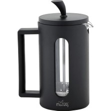 Die Grup Tr 600 ml Borosilikat Cam French Press 304 Paslanmaz Çelik Filtre Kahve ve Bitki Çayı FF002