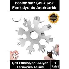 Die Grup Tr Çok Amaçlı Alyan Tornavida Takımı Çelik Taşınabilir Kar Tanesi Anahtarlık Şişe Konserve Açıcı