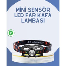 Die Grup Tr El Sensörlü LED Far Suya Dayanıklı Şarjlı Kafa Lambası
