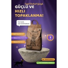 Die Grup Tr Lavanta Kokulu Doğal Bentonit Kedi Kumu 5 kg – Güçlü Topaklanan, Tozsuz, Koku Hapseden, Patilere Yapışmayan, Bentonit Kedi Kumu