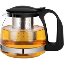 Die Grup Tr Isıya Dayanıklı Çelik Süzgeçli Şeffaf Cam Çay Demliği, 1500 ml