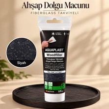 Die Grup Tr Ahşap Tamir Macunu Siyah Parke Mobilya Masa Dolgu Çatlak Çizik Giderici Fiberglas 125 ml