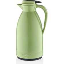 Die Grup Tr Çift Katmanlı Termos, 1.5 Litre Kapasiteli, Isıya Dayanıklı, Piknik, Kamp, Ofis, Kafe ve Ev Kullanımı Için (Yeşil, 1.5 Lt, Termos)