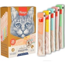 Die Grup Tr Karışık Kedi Ödül Maması Sıvı 14 gr × 25