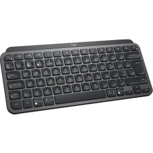 Die Grup Tr Mx Keys Mini Minimalist Kablosuz Işıklı Klavye, Kompakt, Bluetooth, Arka Plan Aydınlatması, Usb-C, Apple Macos, Ios, Windows, Linux, Android ile Uyumlu, Metal, Antrasit