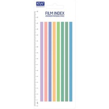 Die Grup Tr Film Index, 8 Renk, 20 Yaprak, 5 x 135 Mm, Parlak Renkler