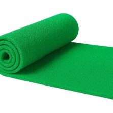 Die Grup Tr Beylin Kıvırcık Pvc Paspas Iç Dış Zemin Halı Yolluk Kapı Önü Havuz Banyo Duş Iş Yeri Apartman Paspası Kıvırcık Hijyenik Antibakteriyel Paspas Halı 12MM (Yeşil, 100 x 100)
