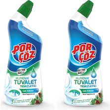 Die Grup Tr Por Çöz Porçöz Tuvalet Temizleyici Jel Ekstra Güçlü Çam Kokulu 750 ml 2li Paket