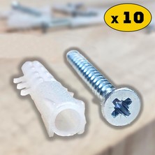 Die Grup Tr Dübel ve Vida Seti, Dübel 7X32 Mm—vida 4X40 mm (10'lu Set)