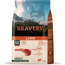 Die Grup Tr Kuzulu Orta ve Büyük Irk Tahılsız Yetişkin Köpek Maması 4 kg
