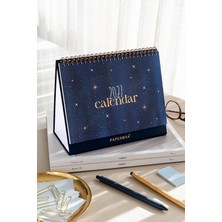 Die Grup Tr 2027 Yılı Spiralli Masaüstü Planlayıcı Takvim Galaksi - 21X15 cm