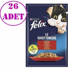 Felix Felıx Sığır Etli Kedi Yaş Mama 85 gr x 26 Adet