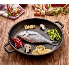 Die Grup Tr Iron Doküm Granit Izgara Tava 36 cm
