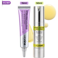 Die Grup Tr Retinol Serum + Göz Kremi, 2'li Gece Bakım Seti, 15ML + 50ML