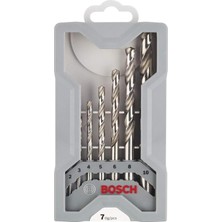 Die Grup Tr Professional 7 Parça Mini X-Line Metal Matkap Ucu Seti (Metal, Hss-G, Taşlanmış, Matkap Aksesuarı) Gri