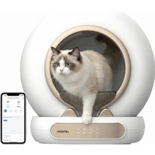 Die Grup Tr MSP05 Akıllı Otomatik Kedi Tuvaleti, App ile Uzaktan Kontrol, 65LT Hazne, Iyonizer Kötü Koku Giderici, Ağırlık Sensörlü