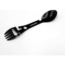 Die Grup Tr 2'li Paket 5'i 1 Arada Spork Seti Paslanmaz Çelik Kamp Çatal Kaşık Bıçak Şişe Açacağı Outdoor MKMP-0044