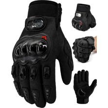 Die Grup Tr M Beden Korumalı Motosiklet Eldiveni Unisex Bisiklet Motorcu Eldiveni Siyah 113