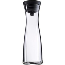 Die Grup Tr Basic Cam Sürahi, 1 L, Silikon Kapaklı, Closeup® Kapak Sistemli, Cam Su Sürahisi