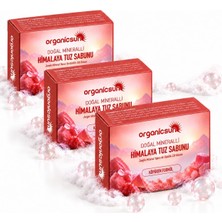 Die Grup Tr Himalaya Tuz Sabunu 120 gr x 3 Adet Köpüren Formül - Zengin Doğal Mineralli Pembe Himalaya Kaya Tuzu Sabunu