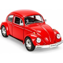 Die Grup Tr Rmz City Classics Series Volkswagen Beetle 1:32 Die-Cast Model Araba – Kırmızı