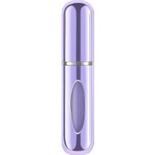 Die Grup Tr Mini Doldurulabilir Parfüm Şişesi – Taşınabilir Seyahat Boy Atomizer Cep Sprey Seti, Pompalı Dolum Kabı, Kompakt, Sızdırmaz ve Dayanıklı Tasarım (Modern, Lila)