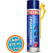 Die Grup Tr Sprey Poliüretan Köpük Thermo Acoustic 800 ml Isı ve Ses Yalıtım 1.5 M2 Alan