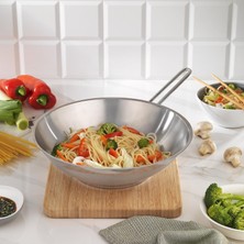 Die Grup Tr Schafer Held Çelik Wok Tava 28 cm 1 Parça-Inox
