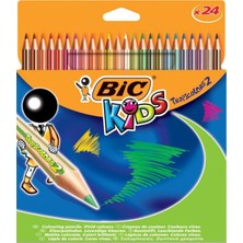 Die Grup Tr Kids Tropicolor2 Kuru Boya Kalemi, 24'lü Set, Çok Renkli