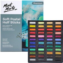 Die Grup Tr Yumuşak Pastel Yarım Çubuklar 48 Adet, Pastel Sanat Malzemeleri, Sanatçı Kalitesinde Pasteller, Ekstra Yumuşak ve Pürüzsüz Doku, Profesyonel Düzey Sanat Eserleri Için Ideal