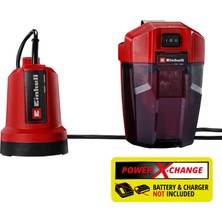 Einhell Akülü Temiz Su Dalgıç Pompa GE-SP 18 LL Li-Solo 4181560 | PXC | 18 V | 0,8 bar | 4500 l/saat debi | 8 m basma yüksekliği | 1 mm'ye kadar sığ emiş | akü hariç