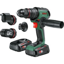 Die Grup Tr Advancedımpact 18V-80 Quicksnap Akülü Darbeli Matkap, 2x 2,5 Ah + AL18V-44, Set - Üç Bağlantı