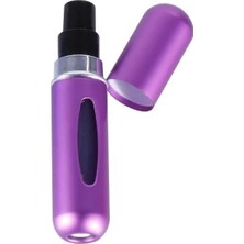 Die Grup Tr 5 ml Doldurulabilir Mini Parfüm Sprey Şişesi Seyahat Alüminyum Sprey Atomizer Mor