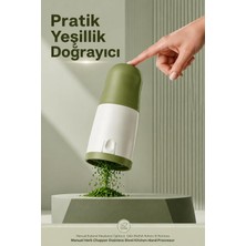 Die Grup Tr Pratik Yeşillik Doğrayıcı Manuel Baharat Maydanoz Öğütücü Çift Bıçaklı Paslanmaz Çelik Mutfak Robotu El Rondosu Sebze Kıymaca Makası 723430