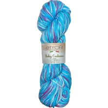 Die Grup Tr Baby Cashmere Örgü Ipi Okyanus Dalgası%10 Kaşmir%90 Polyamid 100G 225M (BC009)